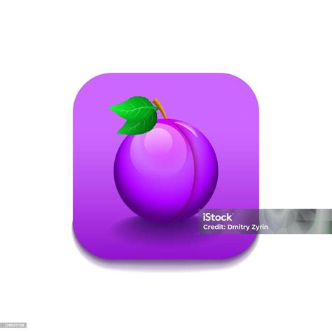 Vetores De Dark Purple Plum Food Food Logo Vector Symbol Ícone Estilo De Design E Mais Imagens