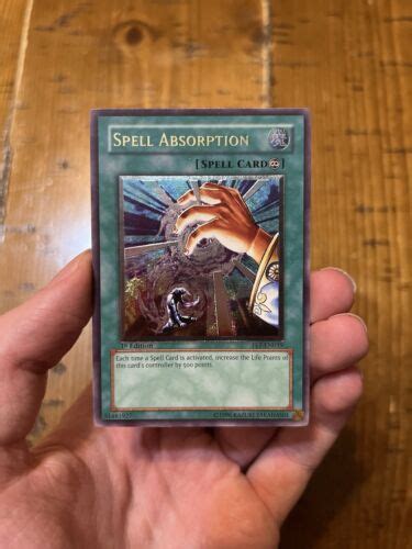 Yu Gi Oh Spell Absorption Fet En039 Ultimate Rare Near Mint 1st Edition Card Ebay