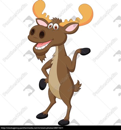 Funny Moose Cartoon Car Bumper Sticker Decal EBay Clip Art Library