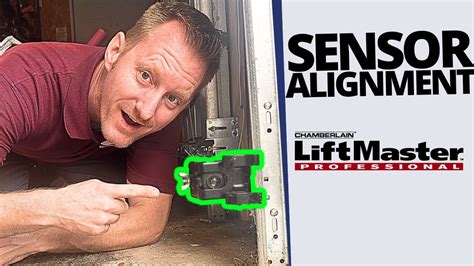 How To Align Garage Door Sensors For Liftmaster Chamberlain Openers In Panama City Fl Youtube