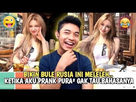 PRANK BAHASA RUSIA Fiki Naki Terbaru Hari Ini 2023 Bikin Bule