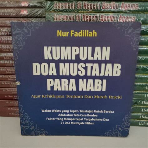 Jual Buku Original Buku Kumpulan Doa Mustajab Para Nabi Shopee