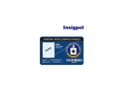 CIA CUSTOM ID CARD