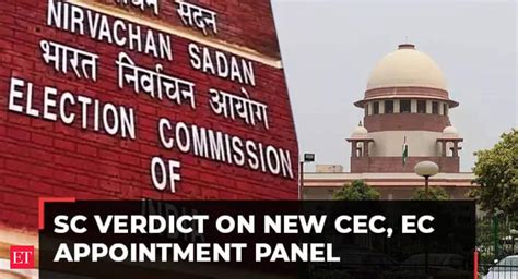 SC Refuses To Stay New Law On Appointment Of CEC ECs Issues Notice To