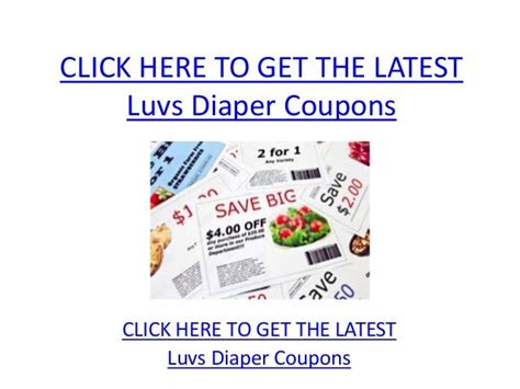 Luvs Diaper Coupons - Printable Luvs Diaper Coupons