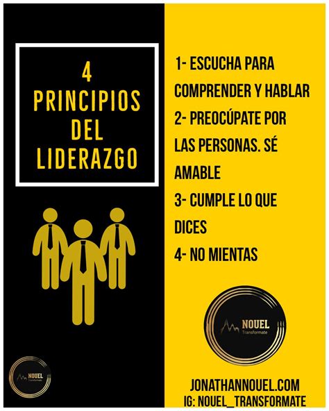 Principios B Sicos Del Liderazgo Liderazgo Motivacion Frases