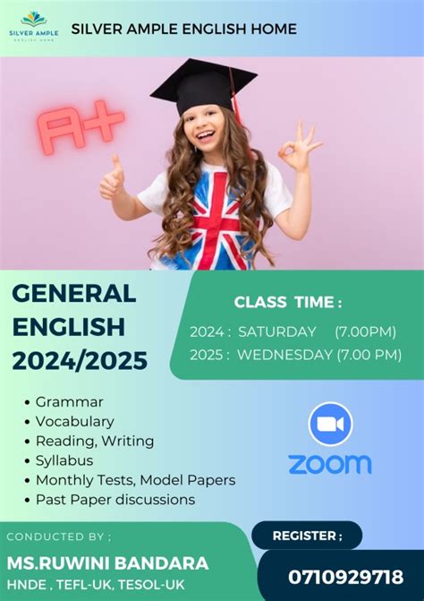 General English Al 20242025 English Languages Online