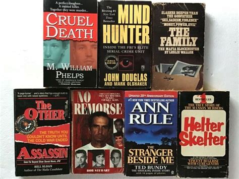 Lot Of 7 True Crime Paperback Books Free Shipping In 2020 True Crime