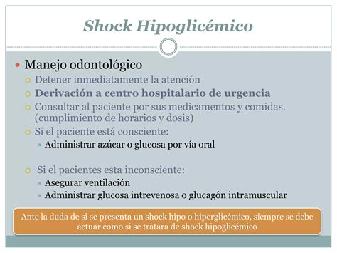 Shock hipoglicémico y enfisema facial PPT