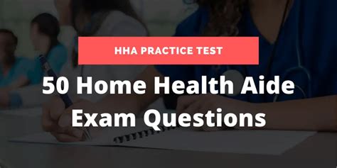 How To Pass The Hha Test In Pass On Your First Try