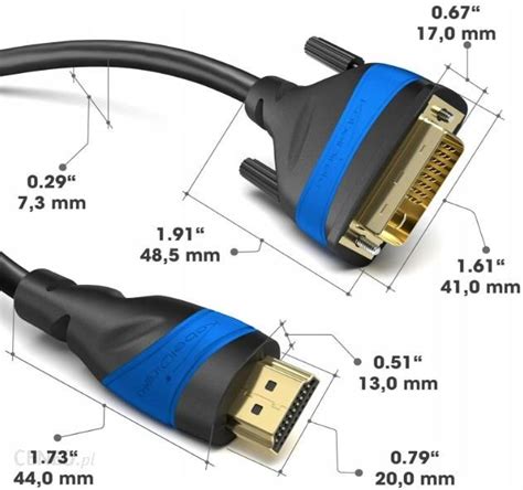 Kabeldirekt Hdmi Na Dvi 1080P 1M Full Hd Opinie I Ceny Na Ceneo Pl