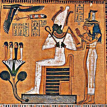 "Isis & Osiris - Egyptian Hieroglyphs" Poster for Sale by ThirdEyeNation | Redbubble