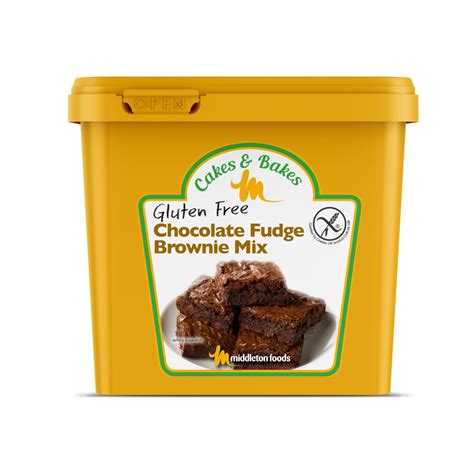 Gluten Free Chocolate Fudge Brownie Mix Middleton Foods