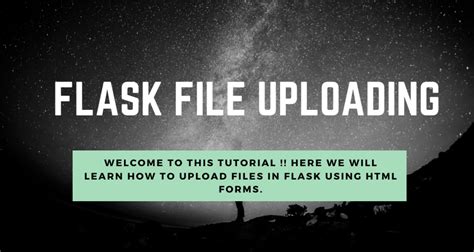 Flask File Uploading Create A Form In Python Flask To Upload Files Askpython