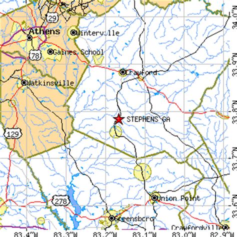 Stephens, Georgia (GA) ~ population data, races, housing & economy