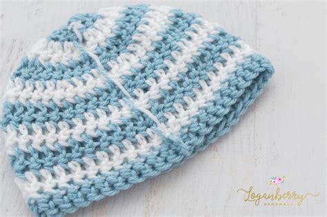 Newborn Beanie Crochet Pattern » Loganberry Handmade