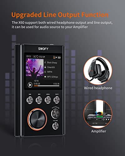 Swofy Real Lossless Hifi Mp Player Dsd High Resolution Digital Audio