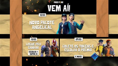 Free Fire Pacote Angelical E Evento De Login Revelados Veja Detalhes