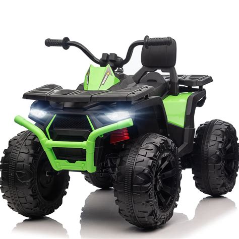 24V Kids Ride on ATV, Electric Vehicle Quad 4-Wheeler with Music ...