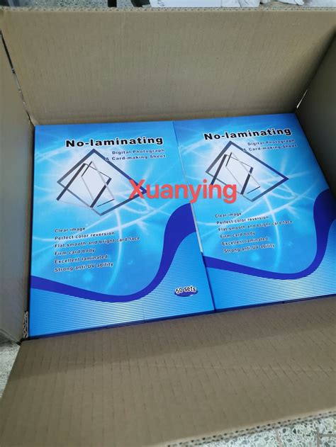 Inkjet Printing Pvc Pet Dragon Sheets No Non Lamination Laminating