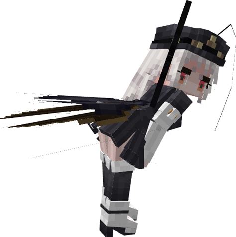 Roach Anime Girl Figura Mod player model 2 - Minecraft Fan Art ...