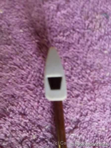 Unusual Violin Bow Tip with Rounded Corners | Fitting Violin Bow Tips