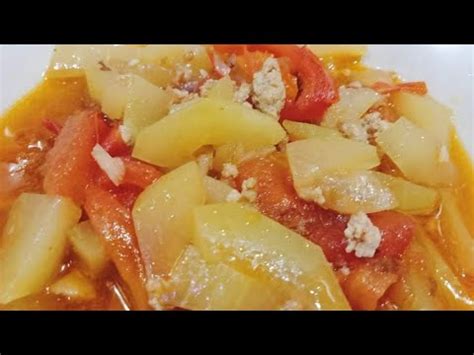 Ginisang Upo Sa Kamatis Tipid Ulam Recipe Youtube