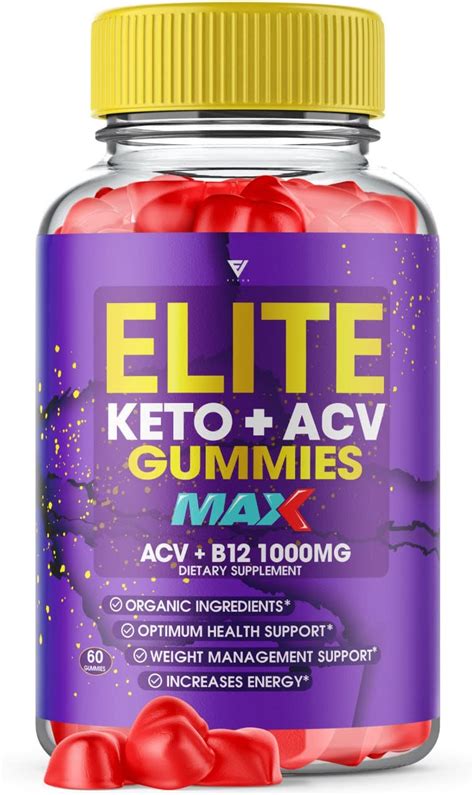 Elite Keto Plus Acv Gummies Advanced Weight Loss Supplement 60 Gummies Chewswift