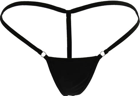 Justgoo Women S Low Rise Micro Back G String Thong Panty Underwear Pack