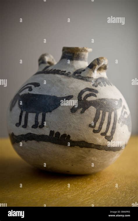 Ancestral Puebloan Pottery Decorated With Deer Motif Mesa Verde