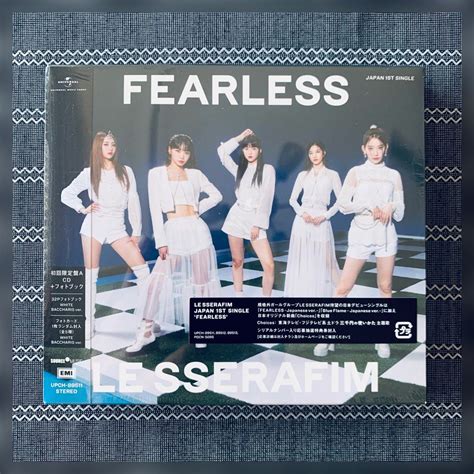 Le Sserafim Fearless Japan Limited Edition Type A Cd Photo Book