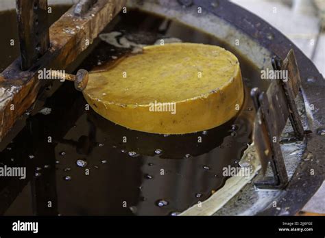 Detail Of Handmade Candle Manufacturing Stock Photo Alamy