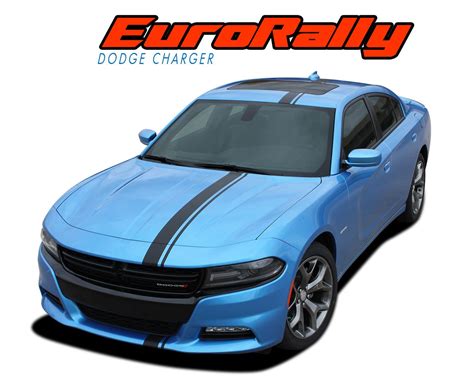 Dodge Charger 2015 2016 2017 2018 Factory E Rally Euro Style Vinyl Graphics Decals And Stripes