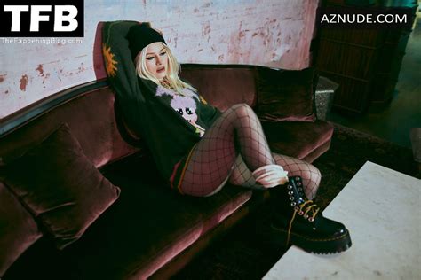 Madelaine Petsch Sexy Poses Showing Off Her Tits In A Bra For The Wonderland Magazine Photoshoot