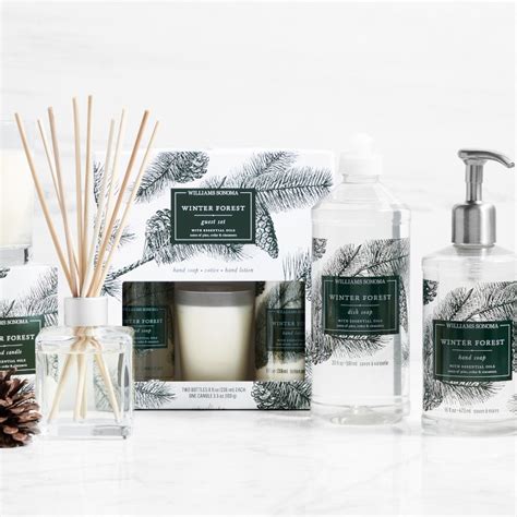 Williams Sonoma Winter Forest Collection Scented Soaps Lotions