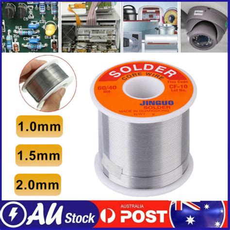 60 40 Tin Lead Solder Wire Rosin Core Soldering Kit Tool Flux Reel 0