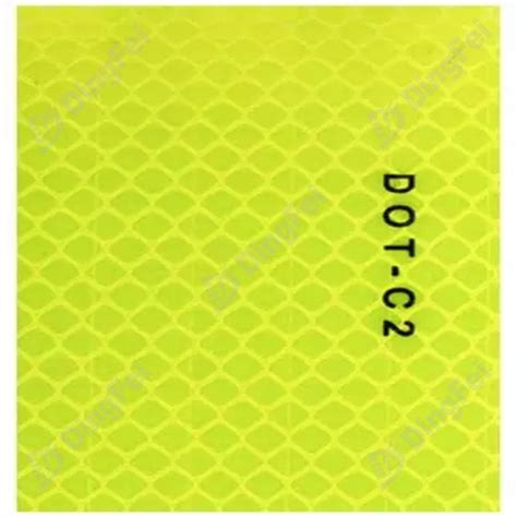 Fluorescent Yellow Dot C2 Conspicuity Reflective Tape Prismatic Reflective Film Pvc Cone