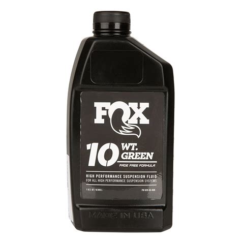 Fox Racing Shox Suspension Oil Am Fox 10 Wt Green Maciag Offroad