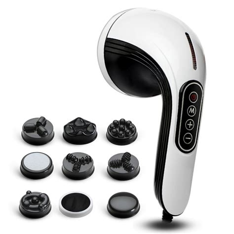 Agaro Marvel Electric Handheld Full Body Massager With 8 Massage Heads