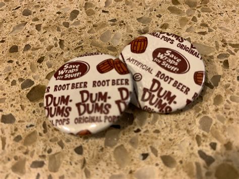 Root beer dum dum wrapper button | Etsy