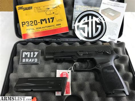 Armslist For Sale Sig Sauer P320 M17 Bravo 9mm