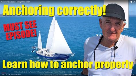 How To Anchor Your Boat Anchoring 101 Ep13 Youtube