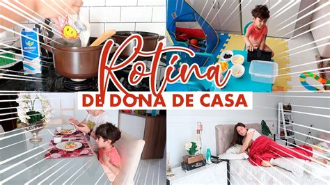 Rotina De Dona De Casa Almo O Cuidados O Lar Atividade Filho