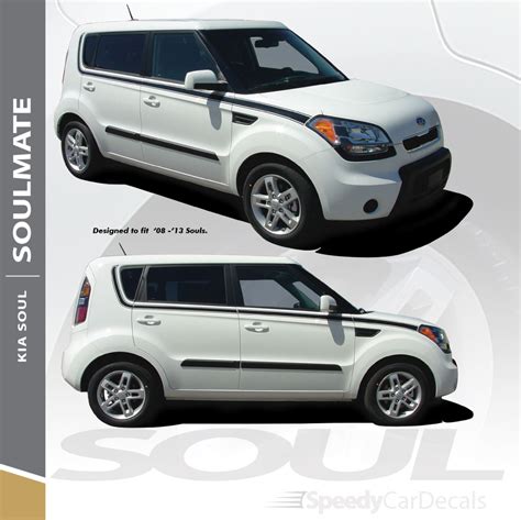 Kia Soul Upper Side Decals Graphics 3m Soulmate 2008 2013 Premium Auto