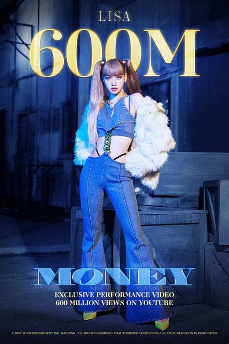 Blackpink Member Lisa S Money Video Tops Mln Youtube Views Yonhap