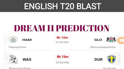 Ham Vs Glo Dream Prediction Was Vs Dur Dream Prediction Ham Vs Glo