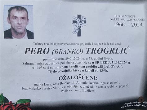 Preminuo Je Pero Trogrli Kiseljak Info