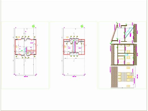 Plano De Replanteo Casa En AutoCAD Descargar CAD Gratis 195 86 KB