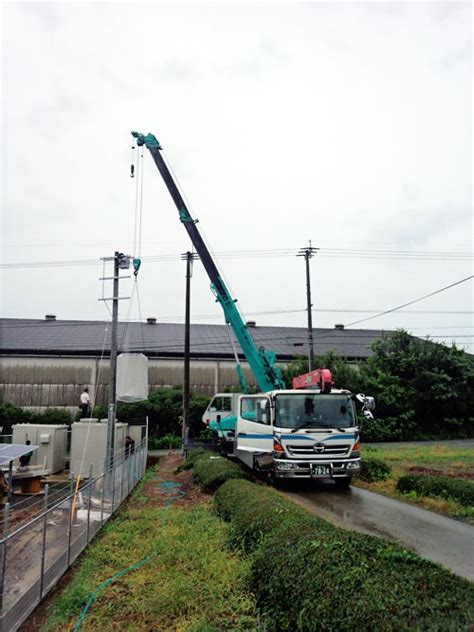 Pcs搬入 熊本県山鹿市 ミタデンが手掛ける太陽光発電