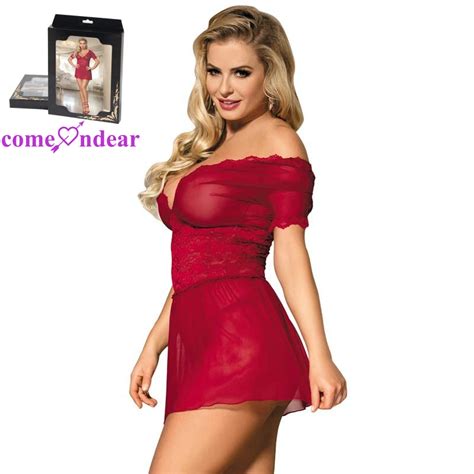 Hot Sale Sexy Sheer Plus Size Red Women Erotic Lingerie Lingerie And Erotic Lingerie